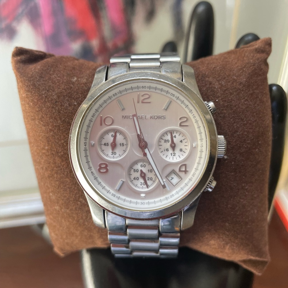 Michael Kors Silver Women’s Watch with Box -EUC